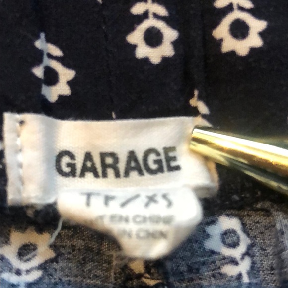 Garage Navy Blue & White Bandana Shorts💙 - Picture 2 of 2